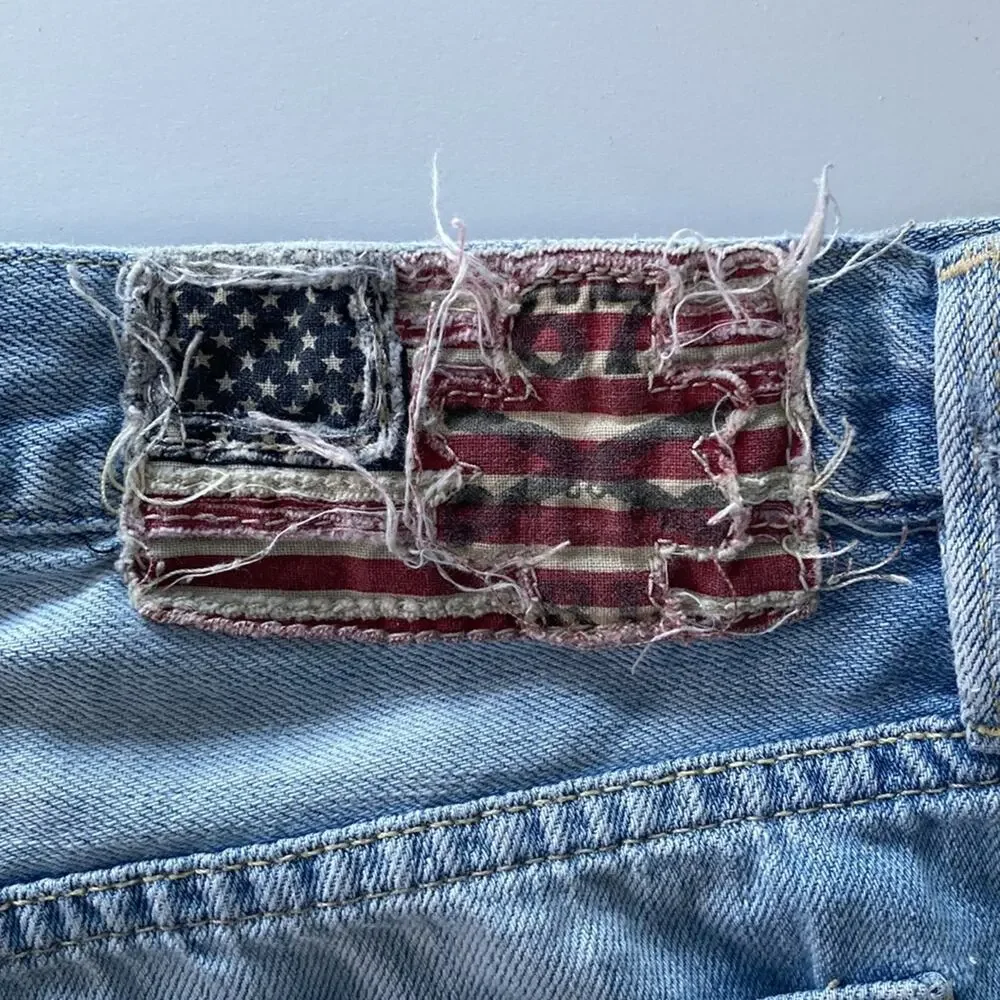 Polo Ralph Lauren Ginger Boyfriend Denim Shorts Size 28 - Picture 7 of 8